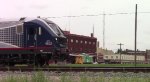 Amtrak and a BN caboose